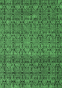 Abstract Emerald Green Modern Rug, abs5135emgrn