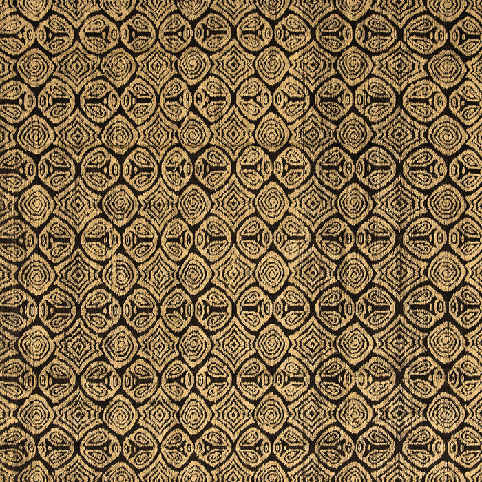 Square Machine Washable Abstract Brown Modern Rug, wshabs5135brn