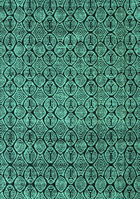 Abstract Turquoise Modern Rug, abs5135turq
