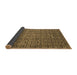 Sideview of Abstract Brown Modern Rug, abs5135brn