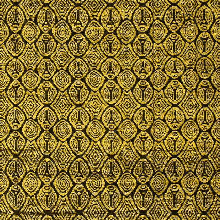 Machine Washable Abstract Yellow Modern Rug, wshabs5135yw