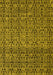 Abstract Yellow Modern Rug, abs5135yw