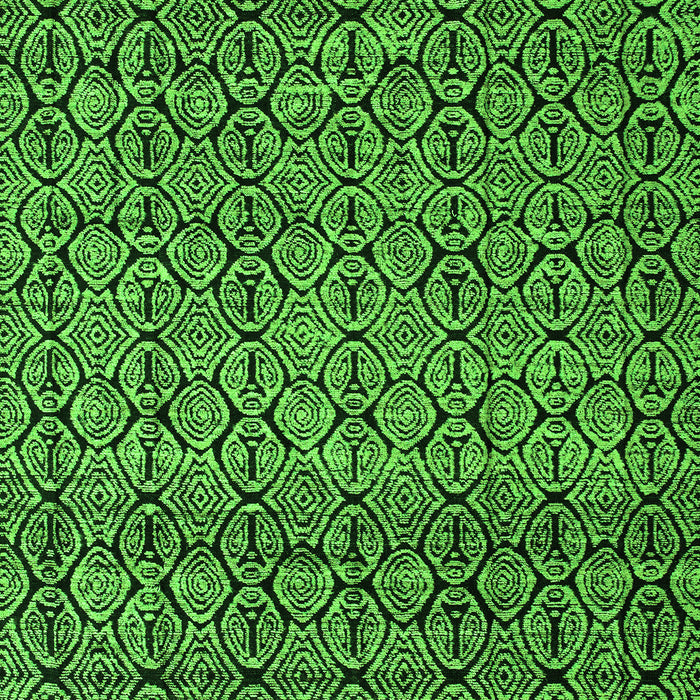 Machine Washable Abstract Green Modern Area Rugs, wshabs5135grn