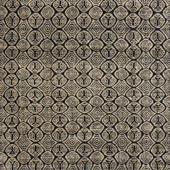 Square Abstract Light French Beige Brown Modern Rug, abs5135