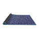 Sideview of Abstract Blue Modern Rug, abs5135blu