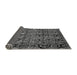 Sideview of Abstract Gray Modern Rug, abs5136gry