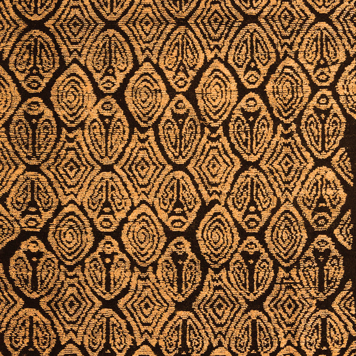 Machine Washable Abstract Orange Modern Area Rugs, wshabs5136org