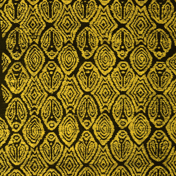 Abstract Yellow Modern Rug, abs5136yw