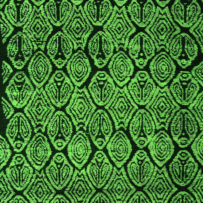 Machine Washable Abstract Green Modern Area Rugs, wshabs5136grn