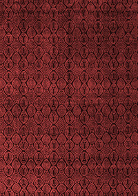 Abstract Red Modern Rug, abs5137red