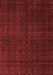 Abstract Red Modern Area Rugs