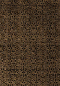 Abstract Brown Modern Rug, abs5137brn