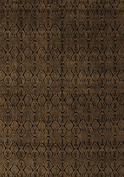 Abstract Brown Modern Rug, abs5137brn