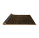 Sideview of Abstract Brown Modern Rug, abs5137brn