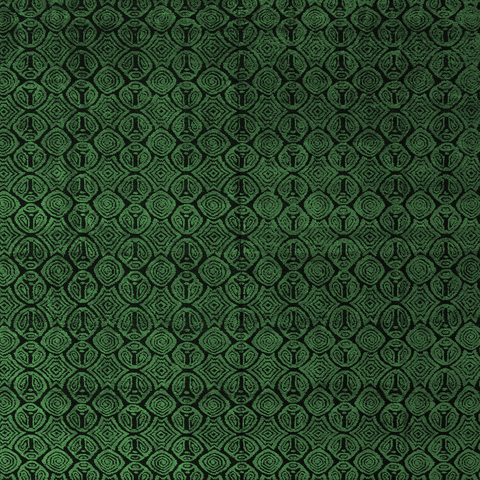 Square Machine Washable Abstract Emerald Green Modern Area Rugs, wshabs5137emgrn