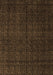 Machine Washable Abstract Brown Modern Rug, wshabs5137brn