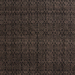 Square Abstract Coffee Brown Modern Rug, abs5137