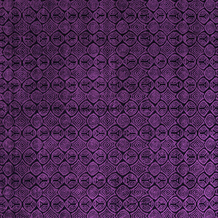 Square Machine Washable Abstract Purple Modern Area Rugs, wshabs5137pur