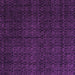 Square Machine Washable Abstract Purple Modern Area Rugs, wshabs5137pur