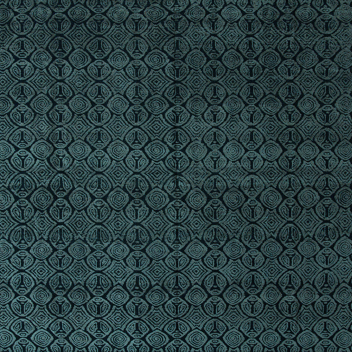 Square Abstract Light Blue Modern Rug, abs5137lblu
