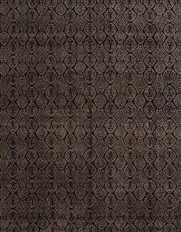 Abstract Coffee Brown Modern Rug, abs5137