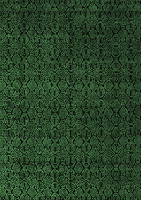 Abstract Emerald Green Modern Rug, abs5137emgrn