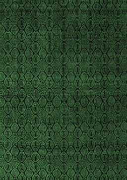 Abstract Emerald Green Modern Rug, abs5137emgrn