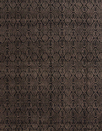 Machine Washable Abstract Coffee Brown Rug, wshabs5137