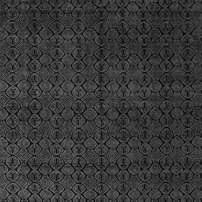 Square Abstract Gray Modern Rug, abs5137gry