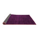 Sideview of Abstract Pink Modern Rug, abs5137pnk