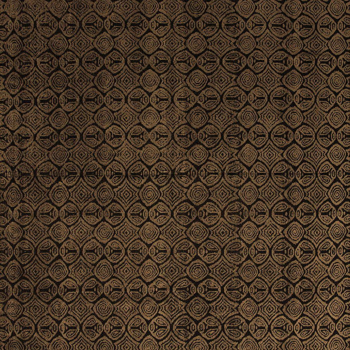 Square Abstract Brown Modern Rug, abs5137brn