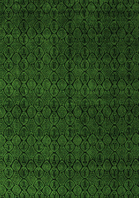 Abstract Green Modern Rug, abs5137grn