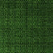 Square Abstract Green Modern Rug, abs5137grn