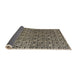 Sideview of Abstract Dark Coffee Brown Modern Rug, abs5138