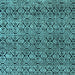 Square Machine Washable Abstract Light Blue Modern Rug, wshabs5138lblu