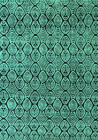 Abstract Turquoise Modern Rug, abs5138turq