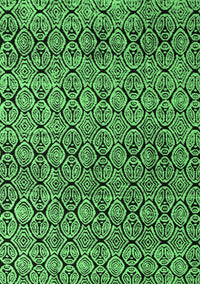 Abstract Emerald Green Modern Rug, abs5138emgrn