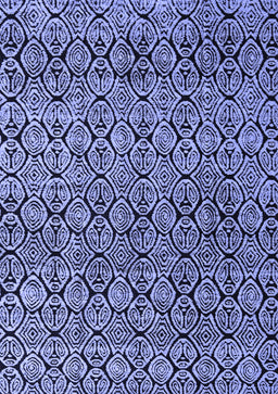 Abstract Blue Modern Rug, abs5138blu
