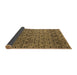 Sideview of Abstract Brown Modern Rug, abs5138brn