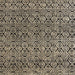 Square Abstract Dark Coffee Brown Modern Rug, abs5138