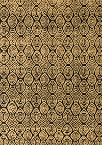 Abstract Brown Modern Rug, abs5138brn