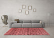 Modern Red Washable Rugs