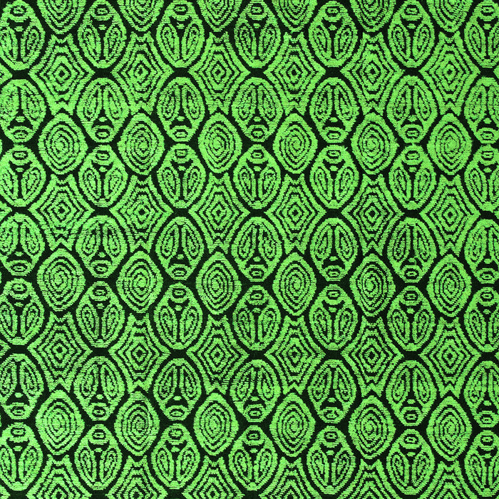Machine Washable Abstract Green Modern Area Rugs, wshabs5138grn