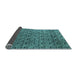 Sideview of Abstract Light Blue Modern Rug, abs5138lblu