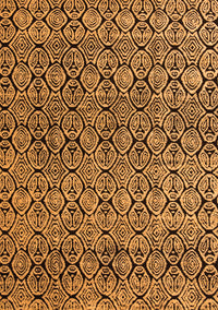 Abstract Orange Modern Rug, abs5138org