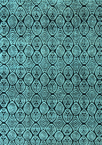 Abstract Light Blue Modern Rug, abs5138lblu