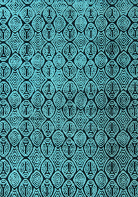 Abstract Light Blue Modern Rug, abs5139lblu