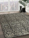 Machine Washable Abstract Sand Brown Rug in a Family Room, wshabs5139