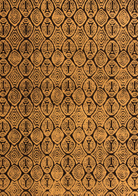 Abstract Orange Modern Rug, abs5139org