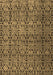 Machine Washable Abstract Brown Modern Rug, wshabs5139brn